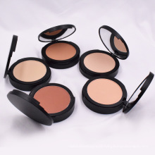 High Quality Cosmetics OEM Organic OIL-CONTROL Face Makeup 5colors face press powder single